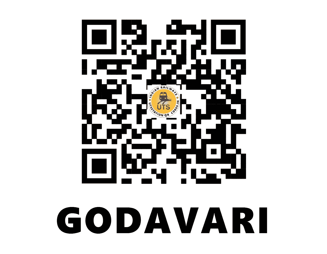 UTS QR Code for GODAVARI - GVN - SC (ANDHRA PRADESH)
